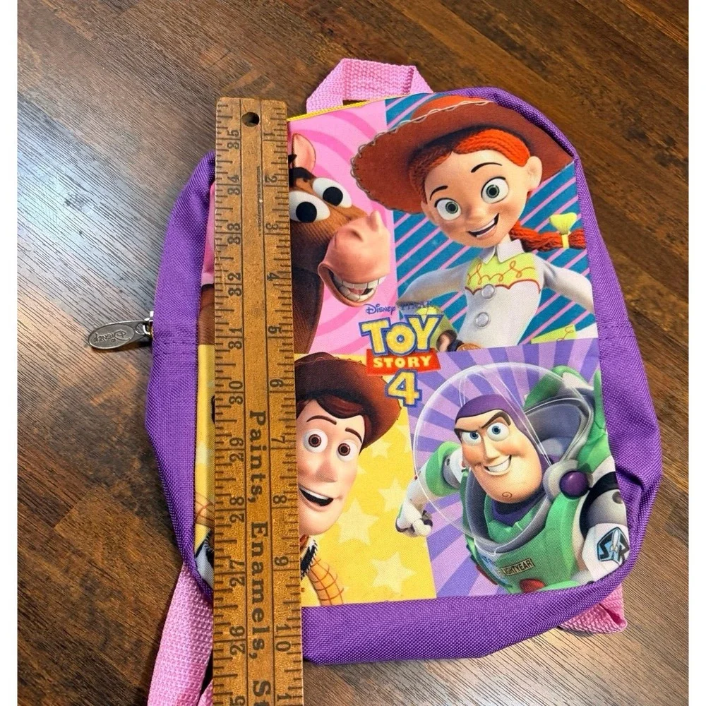 Toy Story 4 mini backpack.  Jessie, Woody, Buzz and Bullseye. Back 2 school